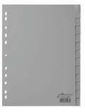 Durable 6410 10 Przekładki PP A4 z wymiennymi indeksami 12 szt. szare