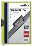Durable 2209 05 Skoroszyt zaciskowy DURACLIP do 60 kartek kolor zielony