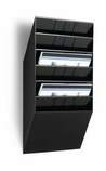 Durable 1709785060 Zestaw pojemników na katalogi FLEXIBOXX 6 A4 poziomy czarny