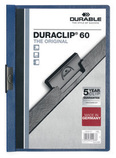 Durable 2209 07 Skoroszyt zaciskowy DURACLIP do 60 kartek kolor niebieski