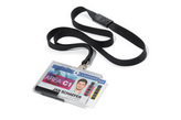 Durable 8926 01 Etui 54x85mm na dwie karty identyfikacyjne na smyczy op 10 szt