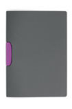 Durable 2304 08 Skoroszyt grafitowy z klipsem Duraswing klips różowy op. 5 szt.