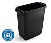 DURABLE 1800503221 Pojemnik prostokątny na odpady 60 litr. ECO Czarny 1 szt.