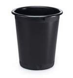 Durable 1701572221 Plastikowy kosz na śmieci BASIC 13L okrągły czarny
