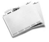 Durable 809902 Wkłady do zadrukowania do kieszeni magazynowych 200x40mm op.60 szt.