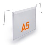 Durable 1184 19 Zawieszki magazynowe z drutami A5, przeźroczysta 50 szt.