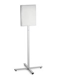 Durable 502957 Stojak podłogowy INFO STAND OUTDOOR A3 szary