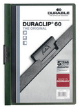 Durable 2209 32 Skoroszyt zaciskowy DURACLIP do 60 kartek kolor ciemno-zielony