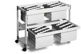 Durable 3792 10 Wózek na teczki zawieszkowe SYSTEM FILE TROLLEY 200 MULTI DUO