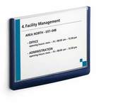 Durable 4866 07 Click Sign tabliczka informacyjna 210 x 148,5 mm niebieska