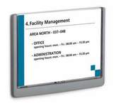 Durable 4866 37 Click Sign tabliczka informacyjna 210 x 148,5 mm grafitowa