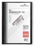 Durable 2227 01 Skoroszyt zaciskowy DURACLIP do 30 kartek czarny 5 szt.