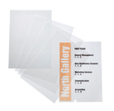Durable 4835 19 Crystal Sign wkład wymienny 210x297mm do ramki 4825 przezroczysty