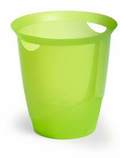 TREND Durable 1701710017 Plastikowy kosz na śmieci 16 litrowy zielono-przezrocz.
