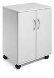Durable 3115 10 Stolik biurowy do na kółkach 74/59 CLOSED kolor szary