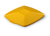 Durable 1801621030 Durabin Lid 40 Square pokrywa do pojemnika 40 l żółta