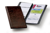 Durable 2380 11 VISIFIX album na 96 wizytówek PCV brązowy