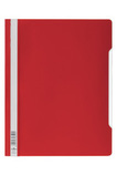 Durable 2570 03 Skoroszyt sztywny A4 krystaliczna przednia okładka spód czerwony 100 szt.