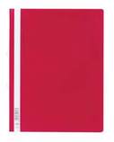 Durable 2580 03 Skoroszyt A4+ Crystal do wpinania w segregator czerwony
