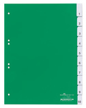 Durable 6221 05 Przekładki PP A4 zielone z wsuwanymi indeksami 10 szt.