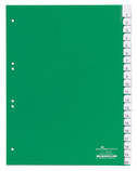 Durable 6223 05 Przekładki PP A4 zielone z wsuwanymi indeksami 20 szt.