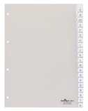 Durable 6823 19 Przekładki PP A4 przezroczyste z wymiennymi indeksami 20 szt.