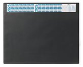 Durable 7204 01 Czarny podkład z kalendarzem na biurko 520 x 650 mm