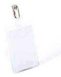 Durable 8107 19 Identyfikatory 90x60mm op. 25 szt. przezroczyste z klipem metalowym