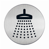 Durable 4938 23 PICTO piktogram samoprzylepny stalowy Natrysk