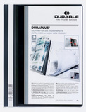 Durable 2579 01 DURAPLUS Skoroszyt prezentacyjny z krystaliczną kieszenią czarny