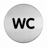 Durable 4907 23 PICTO piktogram samoprzylepny stalowy oznaczenie WC