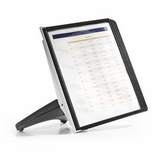 Durable 5540 01 SHERPA SOHO zestaw 5 czarnych paneli informacyjnych A4 na biurko