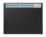 Durable 7205 01 Czarny podkład na biurko z kalendarzem 650 x 520 mm