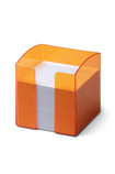 TREND Durable 1701682009 Pojemnik 90x90mm z 800 karteczkami pomarań-przezrocz.