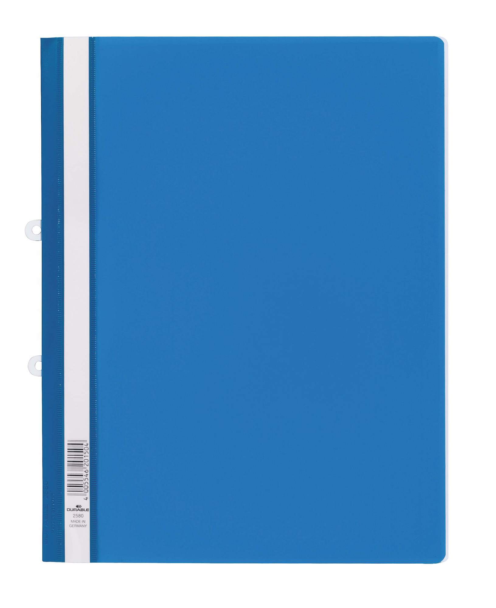 Durable 2580 06 Skoroszyt A4 crystal do wpinania w segregator niebieski