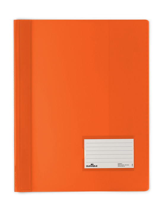 Durable 2680 09 Skoroszyt A4+ MAX półprzezroczysty matowy pomarańczowy