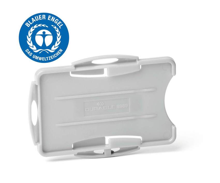 Durable 898910 Etui na 2 karty magnetyczne / identyfikacyjne op. 10 szt. ECO