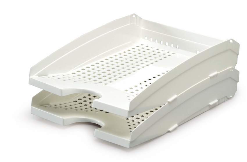 TREND Durable 1701626010 Tacka na dokumenty z tworzywa biała