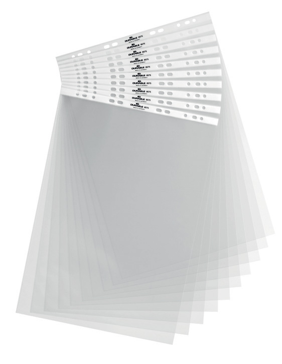 Durable 8575 19 Kieszenie pionowe do flipcharta prezentacyjnego A3 op/10 szt.