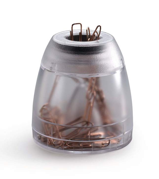 TREND Durable 1709051400 Pojemnik z magnesem ze spinaczami przezroczysty