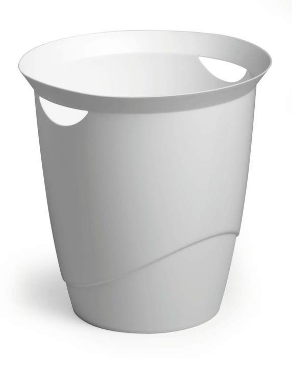 TREND Durable 1701710010 plastikowy kosz na śmieci 16 litrowy biały