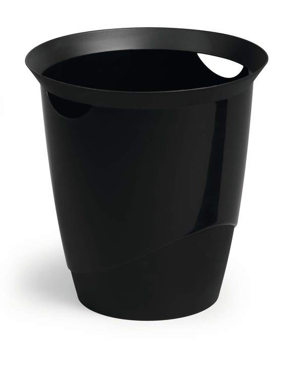 TREND Durable 1701710060 Plastikowy kosz na śmieci 16 litrowy czarny