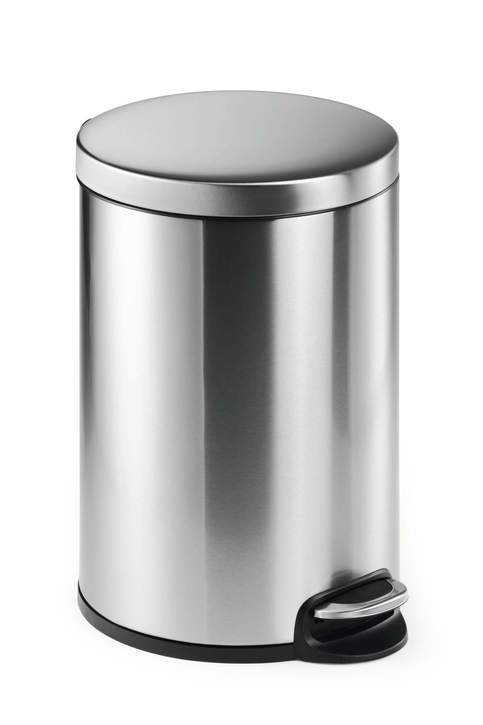 Durable 3401 23 Kosz stalowy nierdzewny na śmiecie z pedałem 12 litrowy