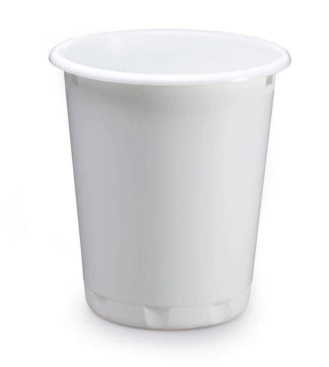 Durable 1701572010 Kosz na śmieci plastikowy BASIC kolor biały