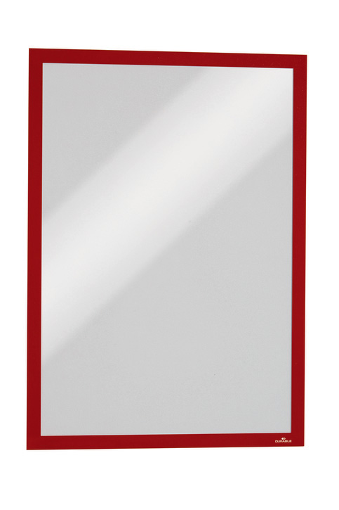 Durable 4868 03 Duraframe Magnetic ramki magnetyczne bez kleju A3 czerwone op.5 szt 