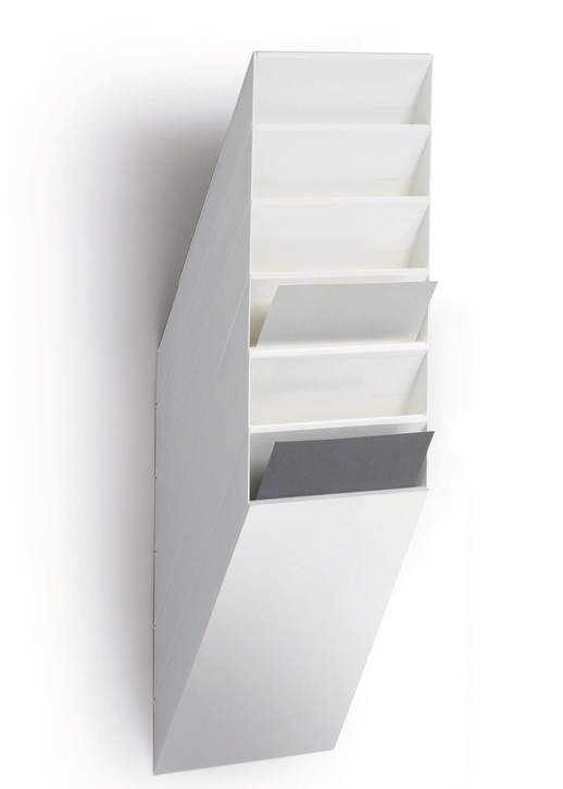Durable 1709760010 Zestaw pojemników na katalogi FLEXIBOXX 6 A4 biały