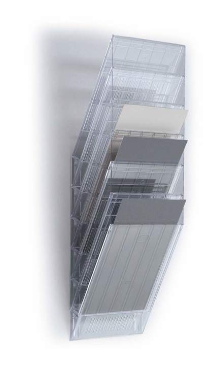 Durable 1709760400 Zestaw pojemników na katalogi FLEXIBOXX 6 A4 przezroczyste