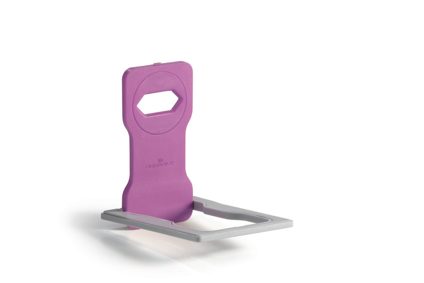 Durable 7735 08 Varicolor Phone Holder uchwyt do kontaktu sieciowego różowy
