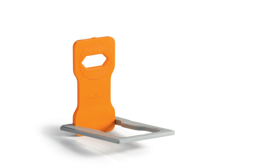Durable 7735 09 Varicolor Phone Holder uchwyt do kontaktu w sieci pomarańczowy