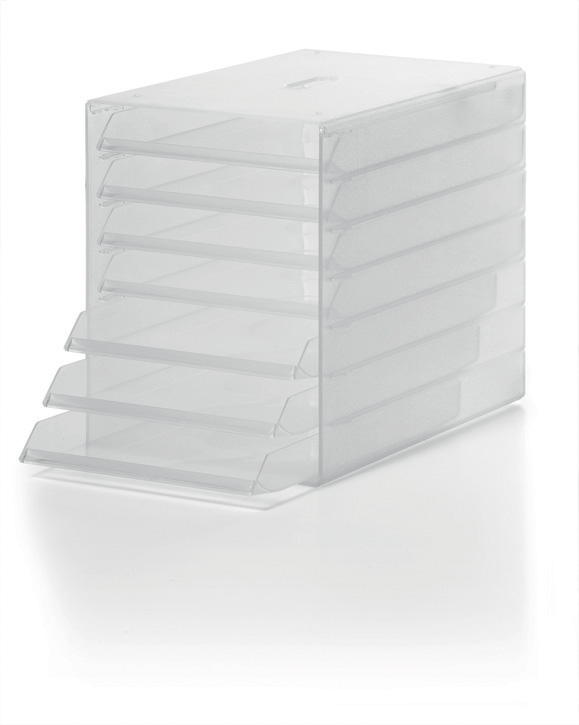 Pojemnik z 7 szufladkami IDEALBOX przezroczysty Durable 1712000400